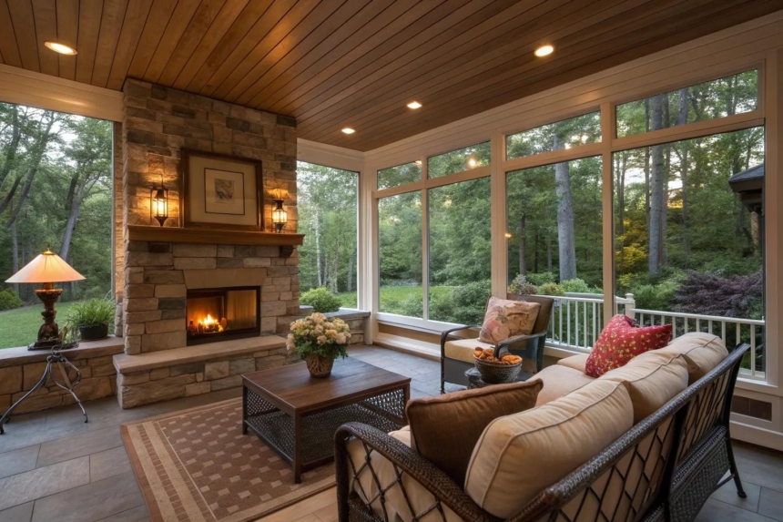 18+ Inspiring All-Season Porch Ideas