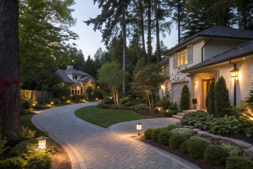 18+ Creative Backyard Driveway Ideas