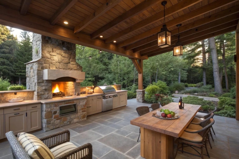 16+ Inspiring Coastal Outdoor Kitchen Ideas