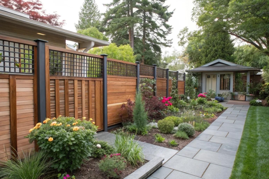 18+ Creative Corner Lot Fence Ideas for Your Home