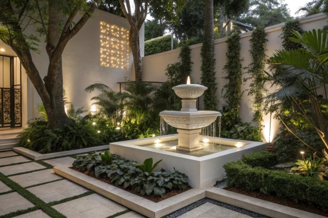 Photo inspiration: Fresh Look at 16 Inspiring Modern Fountain Design Ideas