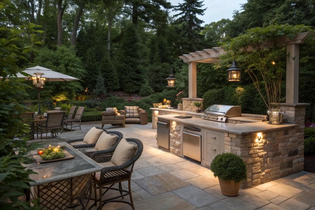 16+ Stylish Outdoor Kitchen Counter Ideas