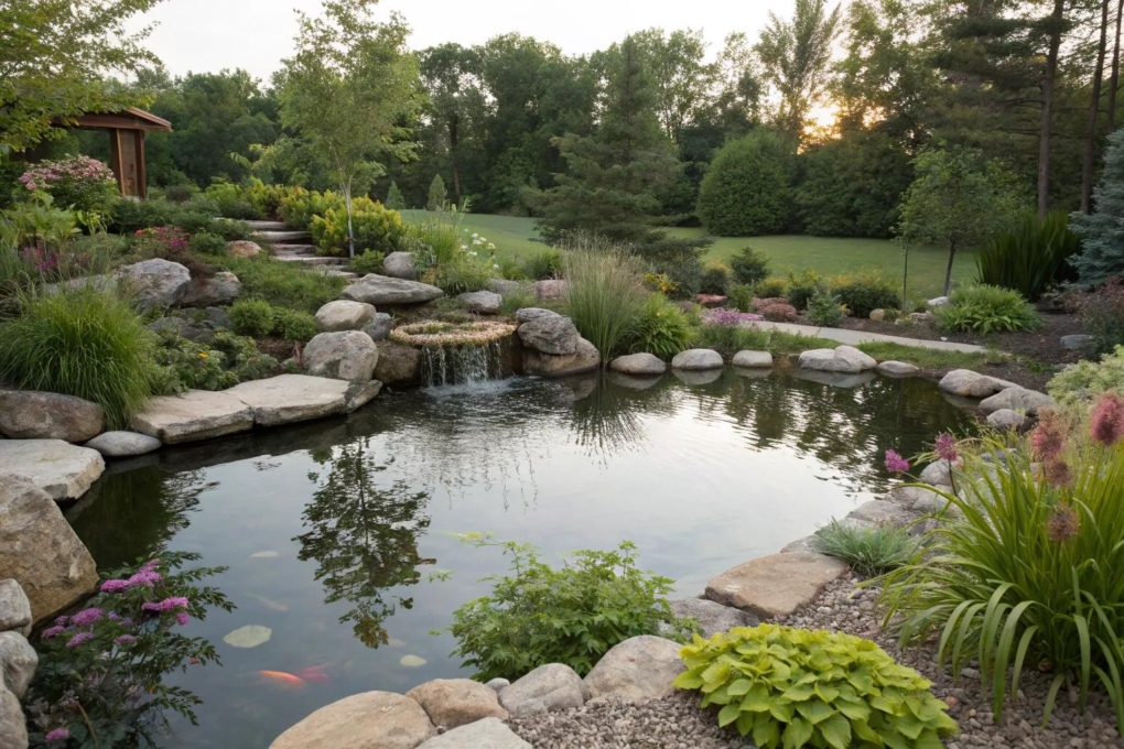 17+ Creative Pond Bank Ideas for a Stylish Outdoor Space