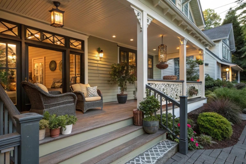 17+ Charming Porch Post Ideas for Your Home