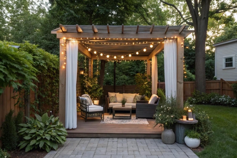 17+ Inspiring Small Pergola Ideas for Cozy Spaces