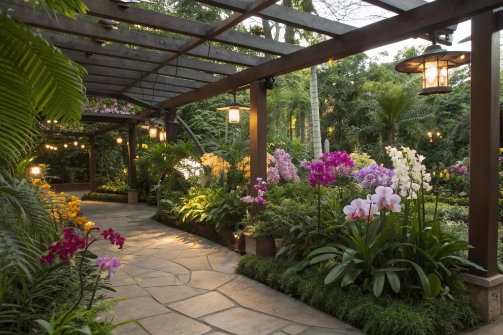 17+ Stunning Backyard Orchid House Design Ideas