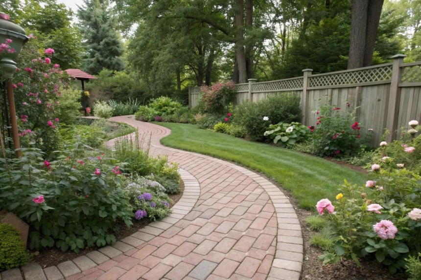 16+ Inspiring Brick Paver Walkway Ideas