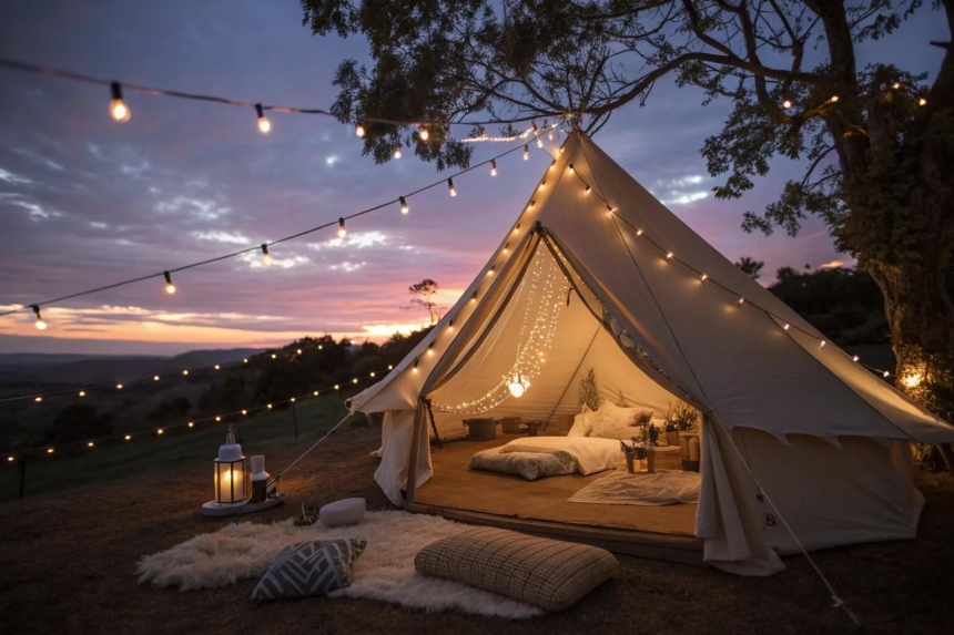 14+ Creative Camping Tent Decorating Ideas