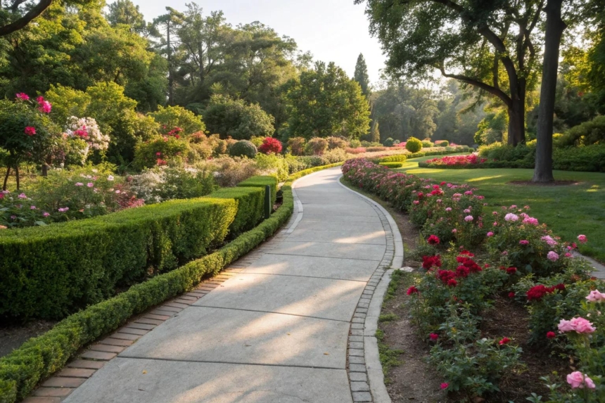 20+ Stylish Concrete Sidewalk Design Ideas