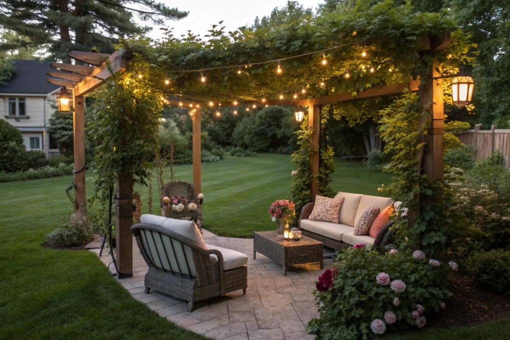 17+ Stylish Corner Pergola Ideas for Your Home