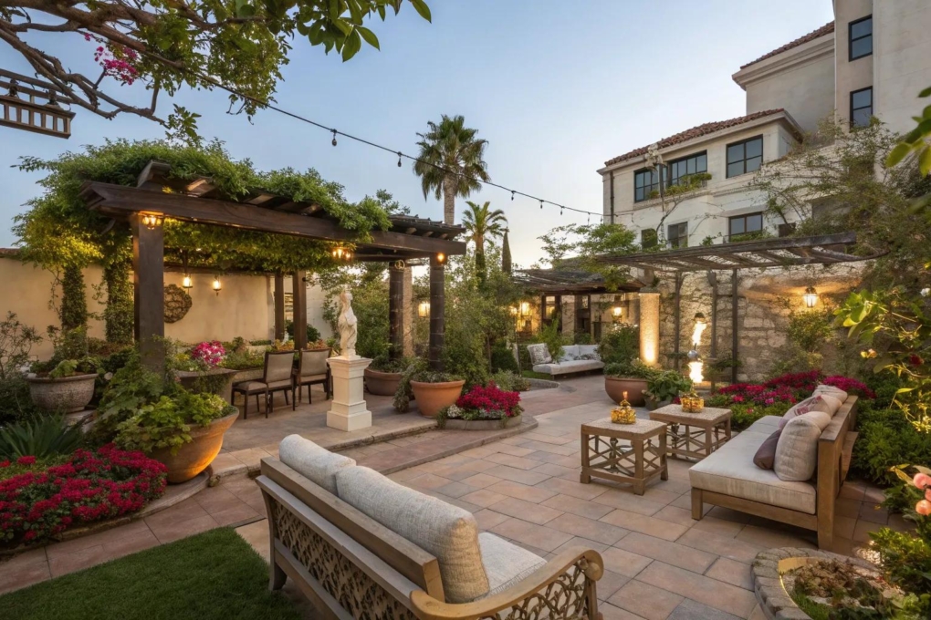 16+ Inspiring Courtyard Landscape Design Ideas