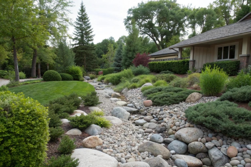 17+ Creative Dry Creek Bed Ideas for Your Backyard