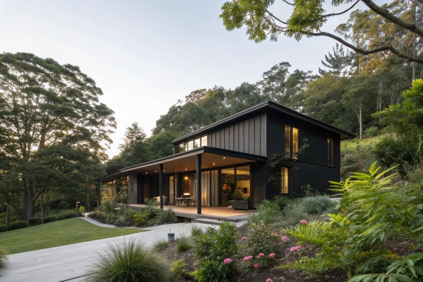 20+ Inspiring Modern Dark House Exterior Ideas
