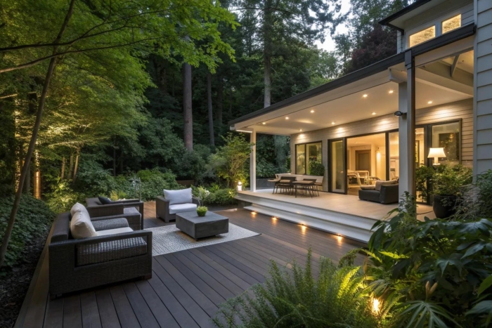 20+ Stylish Modern Deck and Patio Combo Ideas