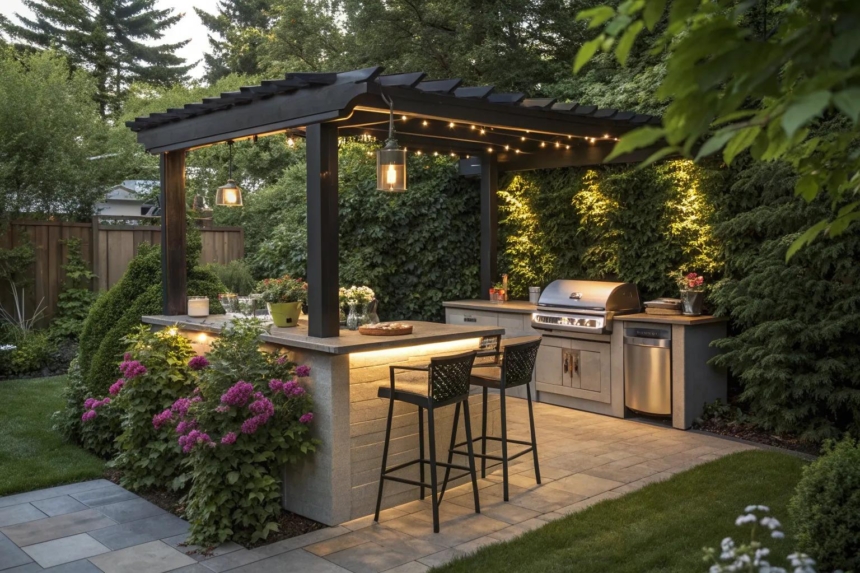 17+ Inspiring Outdoor Stone Grill Ideas