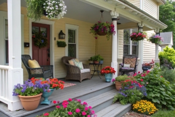 15+ Inspiring Painted Front Porch Ideas