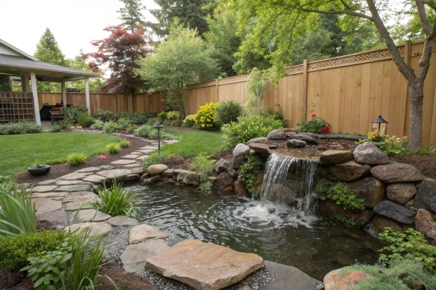 Picture of 17+ Inspiring Pondless Water Feature Ideas