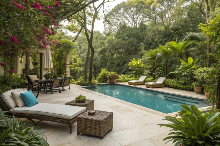 17+ Stylish Pool Deck Accessories Ideas