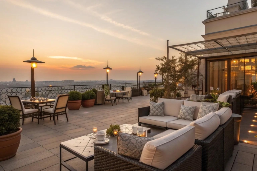 16+ Stylish Rooftop Furniture Ideas - Modern Rooftop Furniture Design