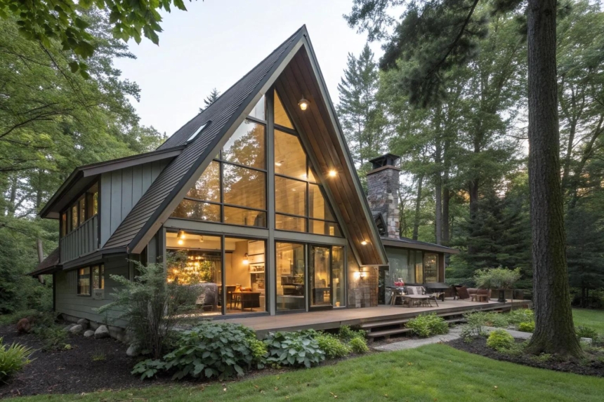 21 Inspiring A Frame House Exterior Ideas