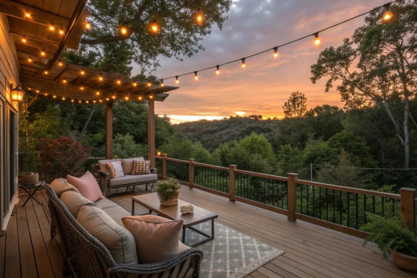18+ Cozy Deck Ideas for a Comfy Outdoor Retreat
