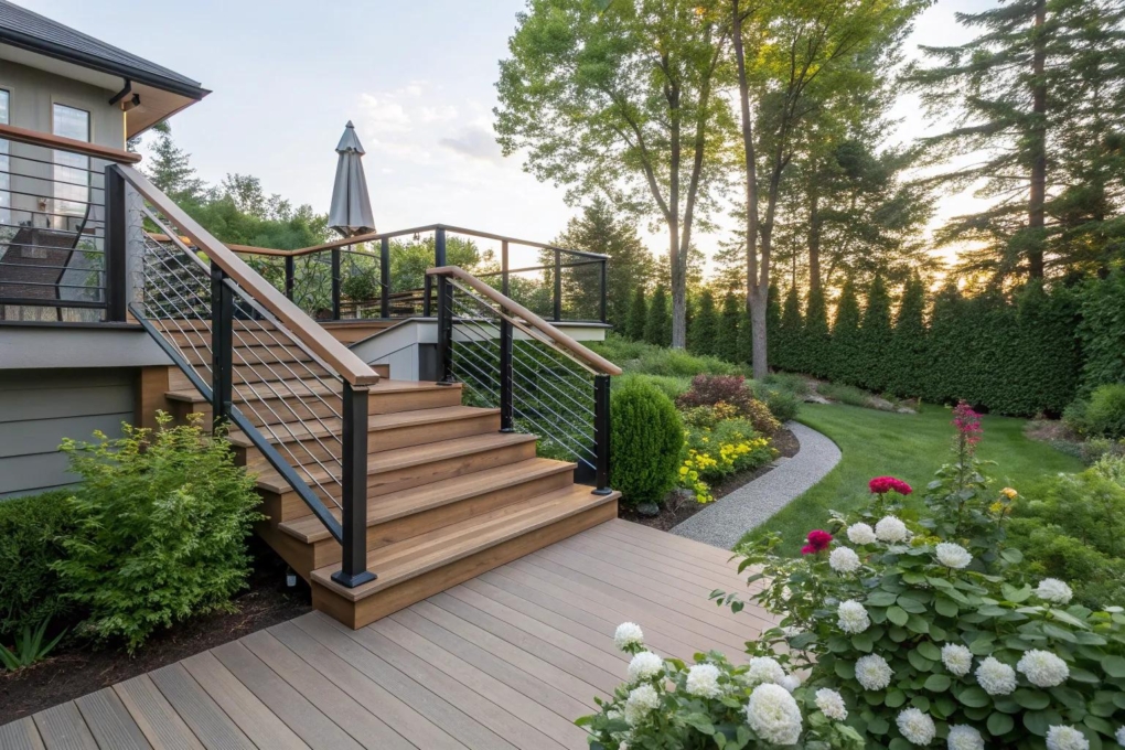 11+ Stylish Deck Stair Railings Ideas