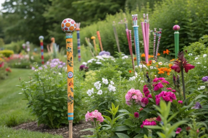 17+ Creative Garden Stake Ideas for Your Outdoor Space
