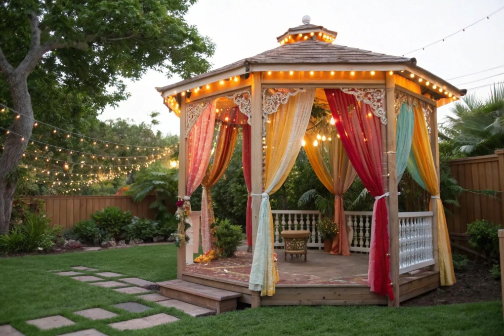 20+ Stylish Gazebo Party Decorating Ideas