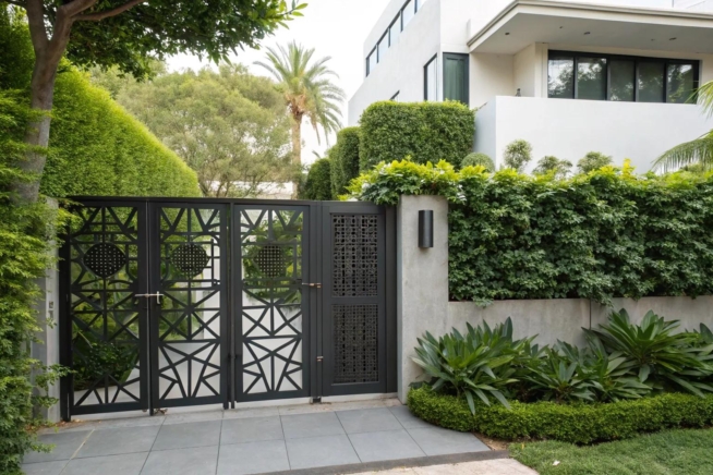 11+ Stylish Modern Front Door Gate Ideas