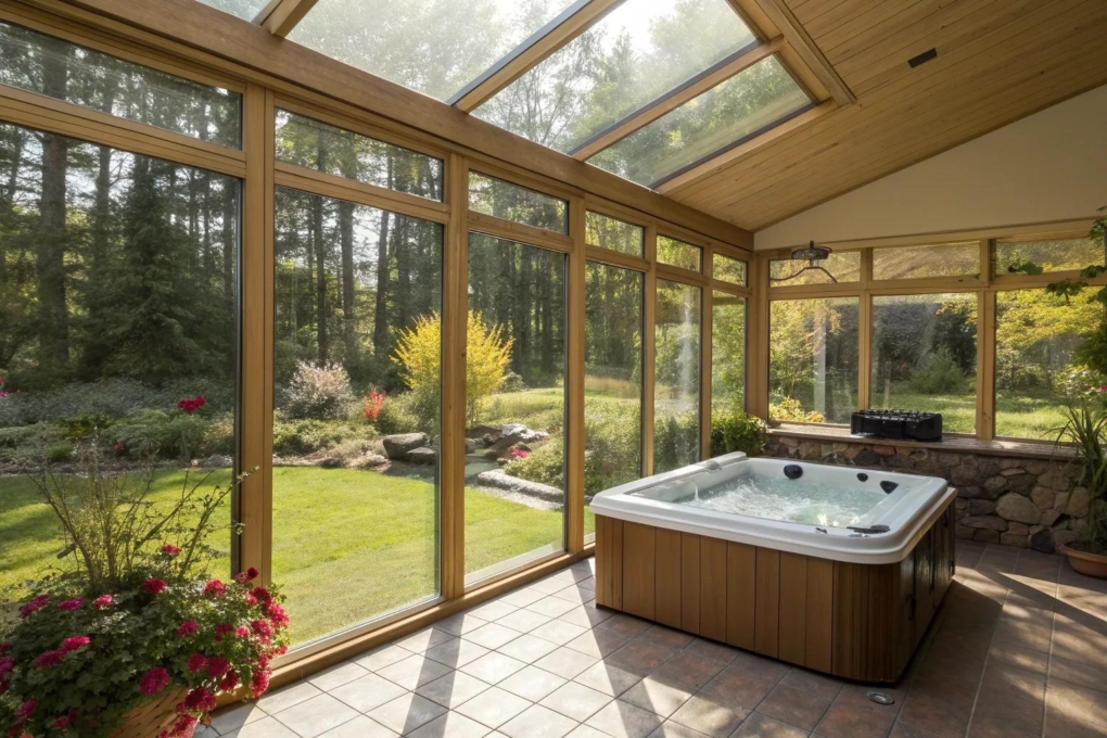 20+ Inspiring Sunroom with Hot Tub Ideas