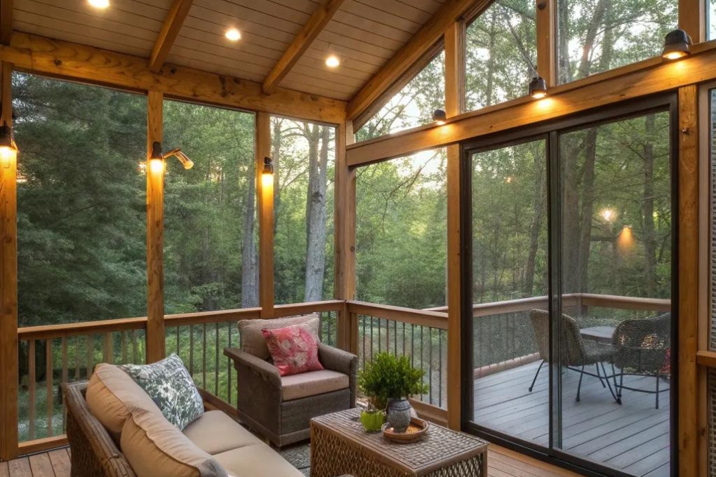 4+ Inspiring Shed Roof Screened Porch Ideas