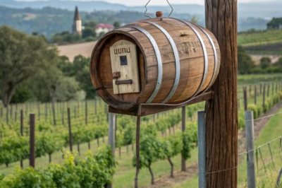 image18_hanging-mailbox-ideas_upcycled-wine-barrel