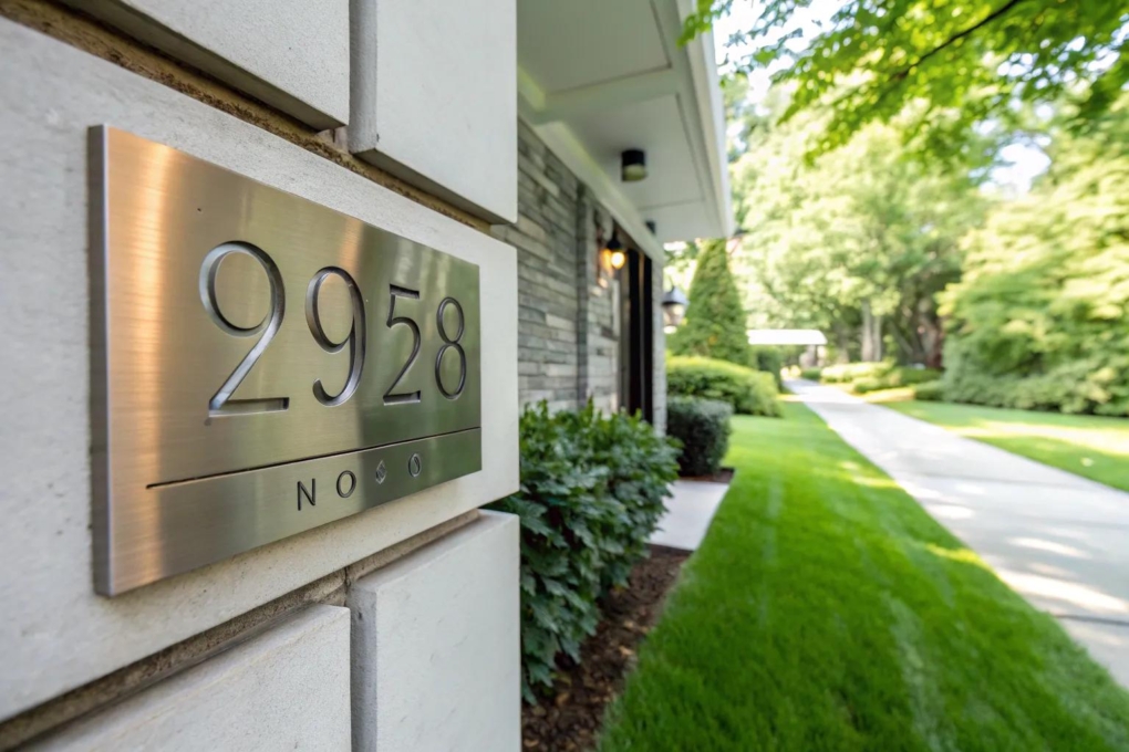 14+ Creative Address Plaque Ideas for Your Home