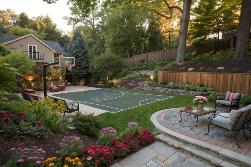 8+ Creative Backyard Basketball Ideas
