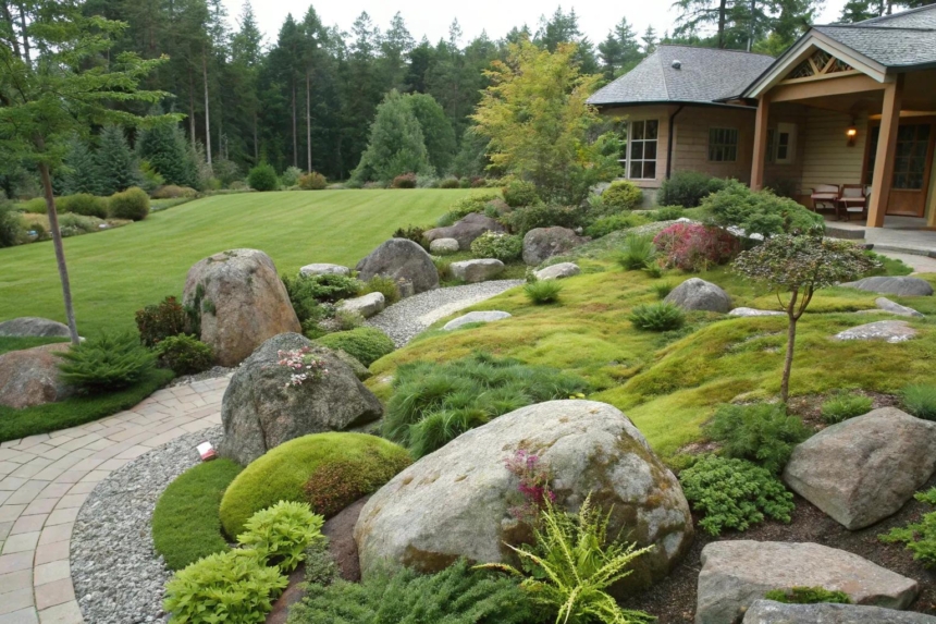 17+ Inspiring Big Rock Garden Ideas to Transform Your Yard — free download