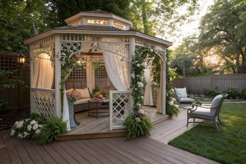 18+ Inspiring Gazebo Enclosure Ideas