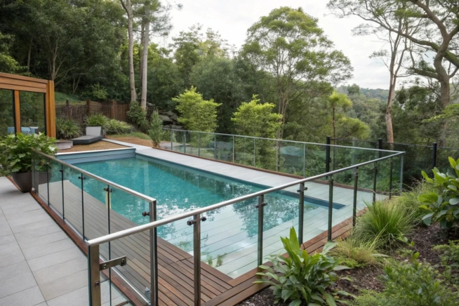 12+ Stylish Swimming Pool Railing Design Ideas