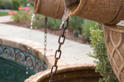 image20_clay-pipe-garden-ideas_rain-chain-holders